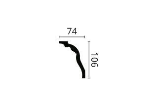 Listwa sufitowa zdobiona Z3 10,6x7,4x200cm Noël & Marquet