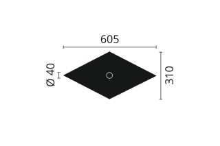 Rozeta R1 31x60,5cm Noël & Marquet