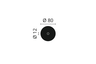 Rozeta R17 ø8cm Noël & Marquet