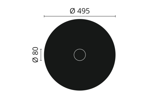 Rozeta R8 ø49,5cm Noël & Marquet
