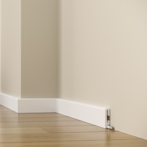 Listwa przypodłogowa PF060 Biały 6x1,5x240cm Mardom