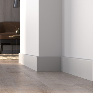 Listwa przypodłogowa PF100G Szary 10x1,5x240cm Mardom