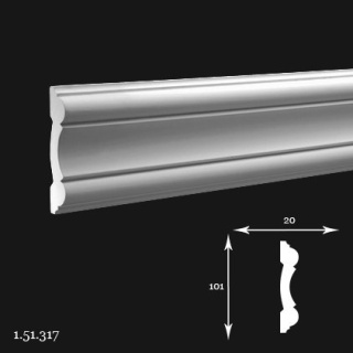 Listwa ścienna 1.51.317 200cm Europlast