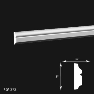 Listwa ścienna 1.51.323 3,2x1x200cm Europlast