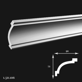 Listwa sufitowa 1.50.106 200cm Europlast