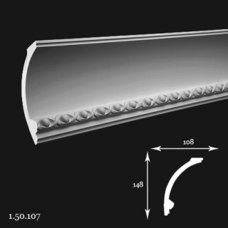 Listwa sufitowa 1.50.107 200cm Europlast