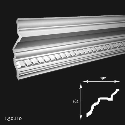 Listwa sufitowa 1.50.110 16,2x19,2x200cm Europlast