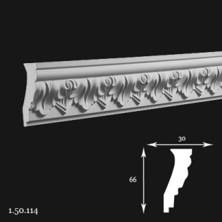 Listwa sufitowa 1.50.114 200cm Europlast