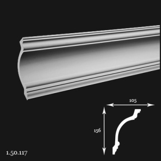 Listwa sufitowa 1.50.117 200cm Europlast