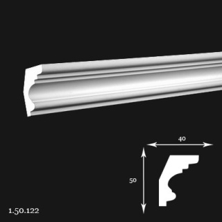 Listwa sufitowa 1.50.122 200cm Europlast