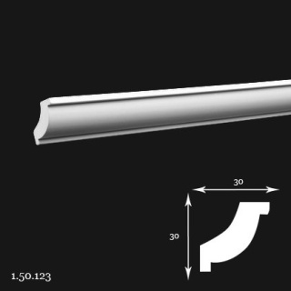 Listwa sufitowa 1.50.123 200cm Europlast