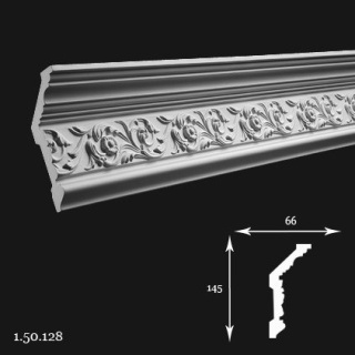 Listwa sufitowa 1.50.128 200cm Europlast