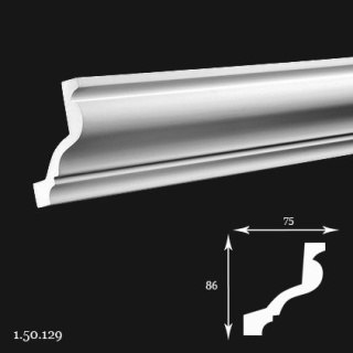 Listwa sufitowa 1.50.129 200cm Europlast