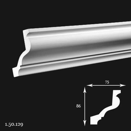 Listwa sufitowa 1.50.129 200cm Europlast