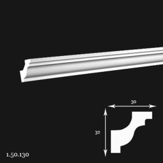 Listwa sufitowa 1.50.130 200cm Europlast