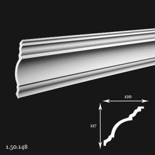Listwa sufitowa 1.50.148 200cm Europlast