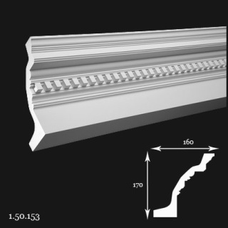 Listwa sufitowa 1.50.153 200cm Europlast