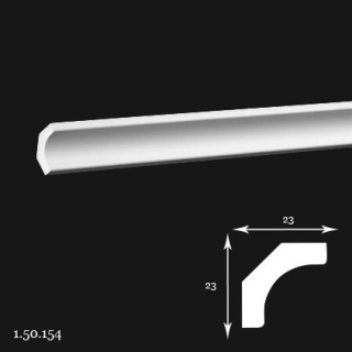 Listwa sufitowa 1.50.154 200cm Europlast