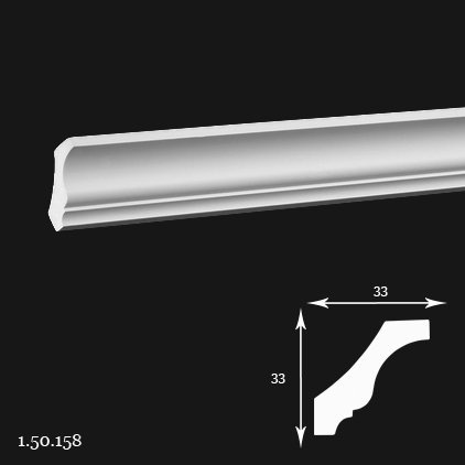 Listwa sufitowa 1.50.158 200cm Europlast