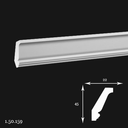 Listwa sufitowa 1.50.159 200cm Europlast