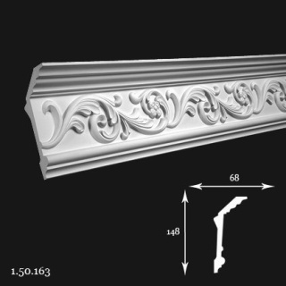 Listwa sufitowa 1.50.163 14,8x6,8x200cm Europlast
