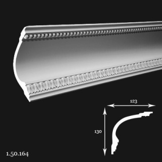 Listwa sufitowa 1.50.164 12,6x12,6x200cm Europlast