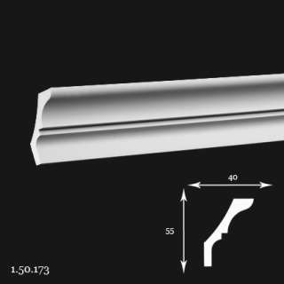 Listwa sufitowa 1.50.173 5,5x4x200cm Europlast