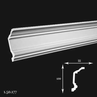 Listwa sufitowa 1.50.177 12x5,5x200cm Europlast