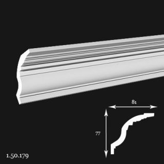 Listwa sufitowa 1.50.179 7,7x8,1x200cm Europlast