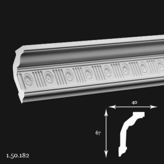 Listwa sufitowa 1.50.182 6,7x4x200cm Europlast