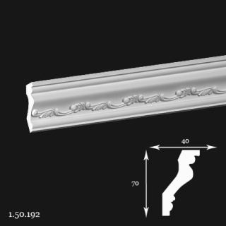 Listwa sufitowa 1.50.192 7x4x200cm Europlast
