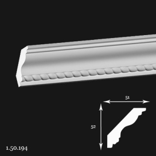 Listwa sufitowa 1.50.194 5,1x5,2x200cm Europlast