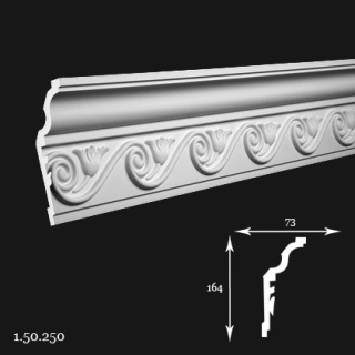 Listwa sufitowa 1.50.250 16,4x7,3x200cm Europlast
