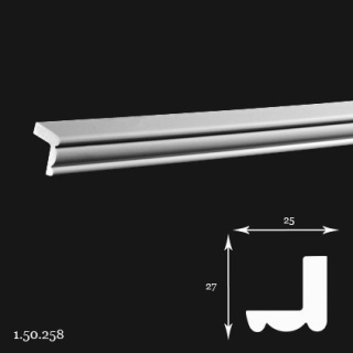 Listwa sufitowa 1.50.258 200cm Europlast
