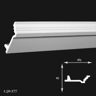 Listwa sufitowa 1.50.277 4,5x16,5x200cm Europlast