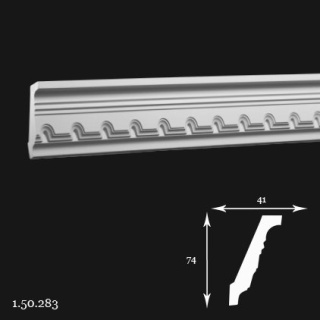 Listwa sufitowa 1.50.283 7,4x4,1x200cm Europlast