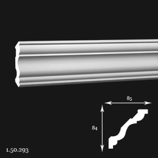 Listwa sufitowa 1.50.293 8,4x8,5x200cm Europlast