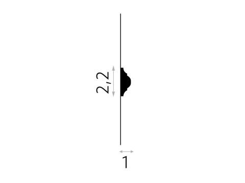 Listwa sufitowa MD003 2,2x1x200cm Mardom