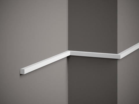 Listwa ścienna gładka MD010 1,5x1,5x200cm Mardom