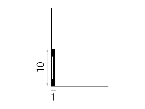 Listwa sufitowa MD013P 10x1x200cm Mardom