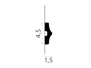 Listwa sufitowa MD026 4,5x1,5x200cm Mardom