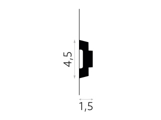 Listwa sufitowa MD317 4,5x1,5x200cm Mardom