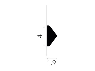 Listwa sufitowa QL023 200cm Mardom