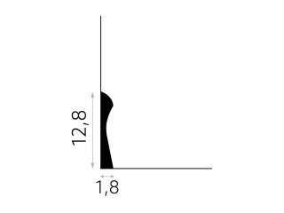 Listwa sufitowa QS003 9,4x1,2x200cm Mardom