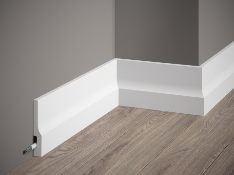 Listwa przypodłogowa premium QS009P 9,4x1,2x200cm Mardom