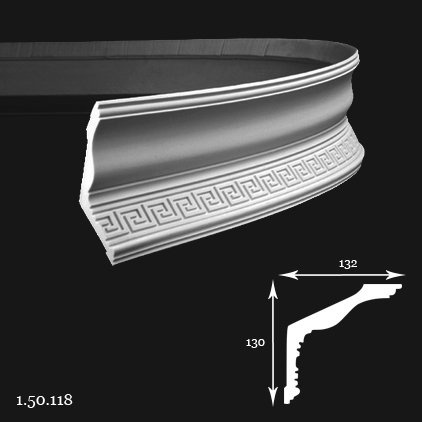 Listwa sufitowa elastyczna 1.50.118F 13x13,2x200cm Europlast