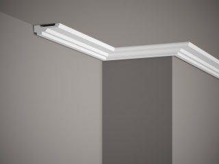 Listwa sufitowa gładka MDB164 2,1x6,2x200cm 2,1x6,2x200cm Mardom
