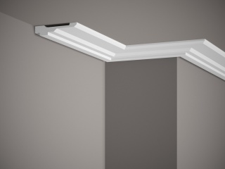 Listwa sufitowa gładka MDB165 2,1x9,8x200cm 2,1x9,8x200cm Mardom