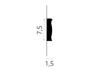 Listwa sufitowa zdobiona MDC239 200cm Mardom