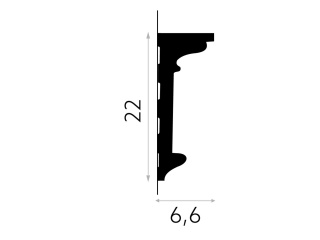 Listwa sufitowa zdobiona MDD315 22x6,6x200cm Mardom